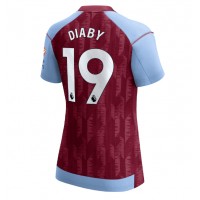 Aston Villa Moussa Diaby #19 Heimtrikot Frauen 2023-24 Kurzarm